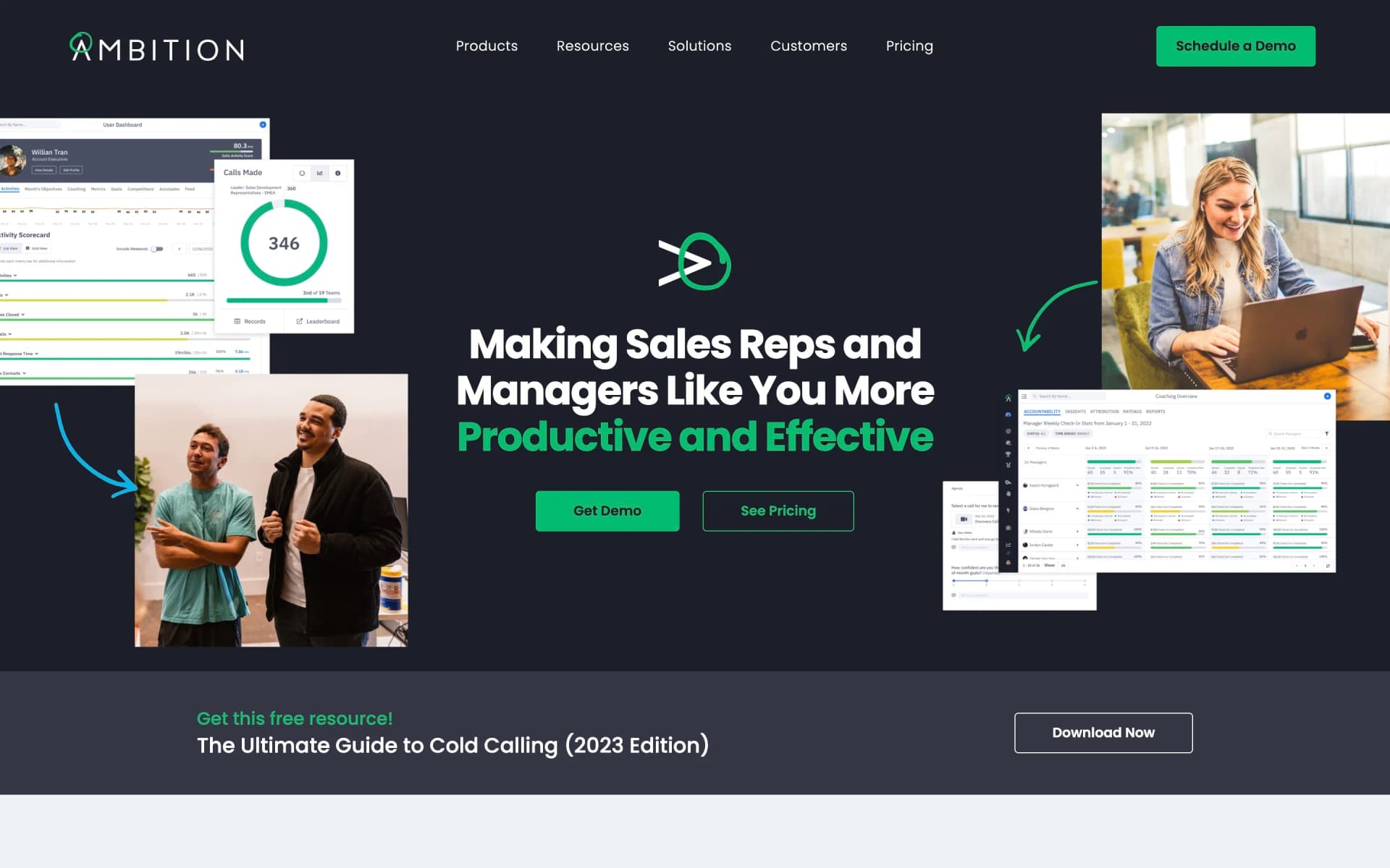 Website project completed for Ambition.