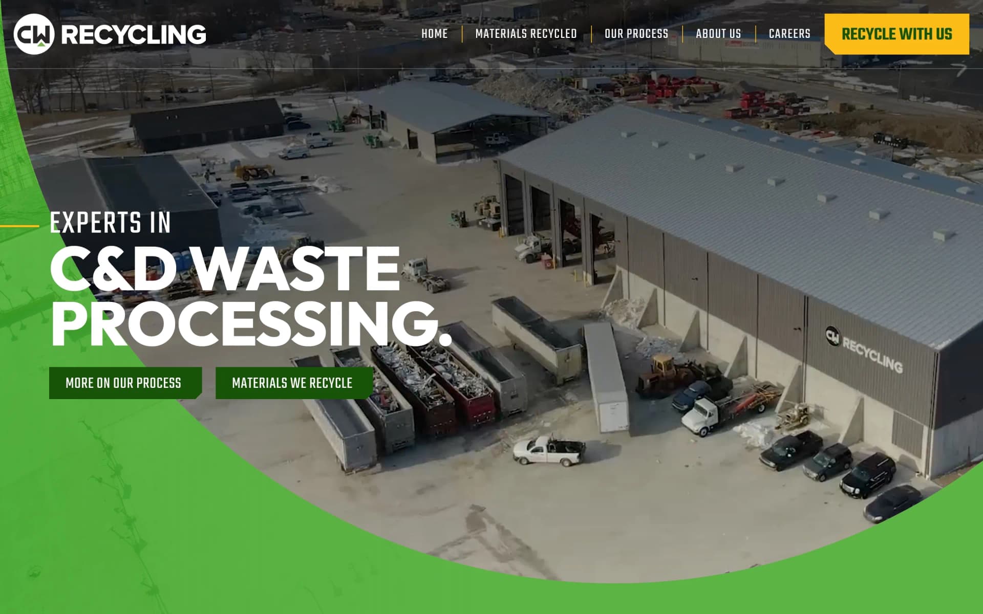 Website project completed for CW Recycling.