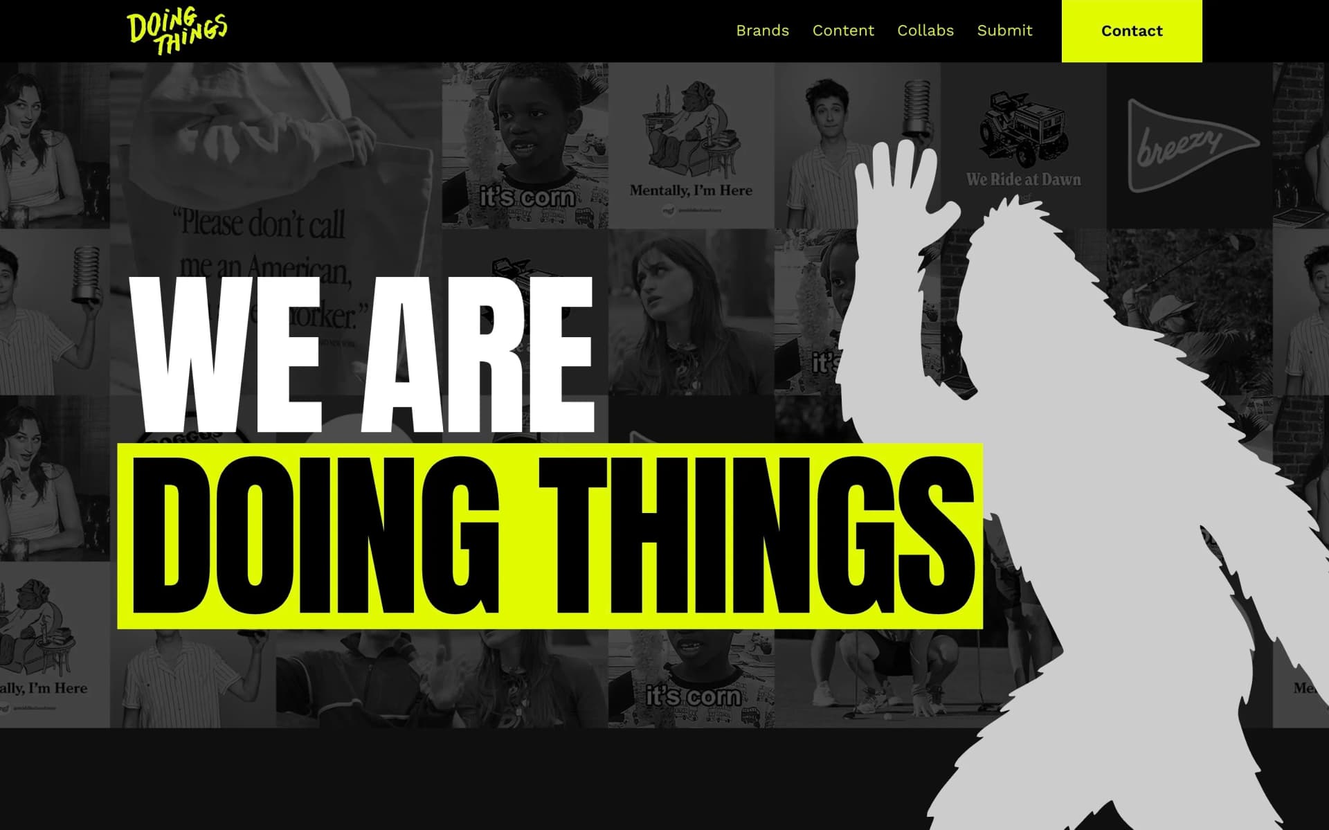 Website project completed for Doing Things Media.
