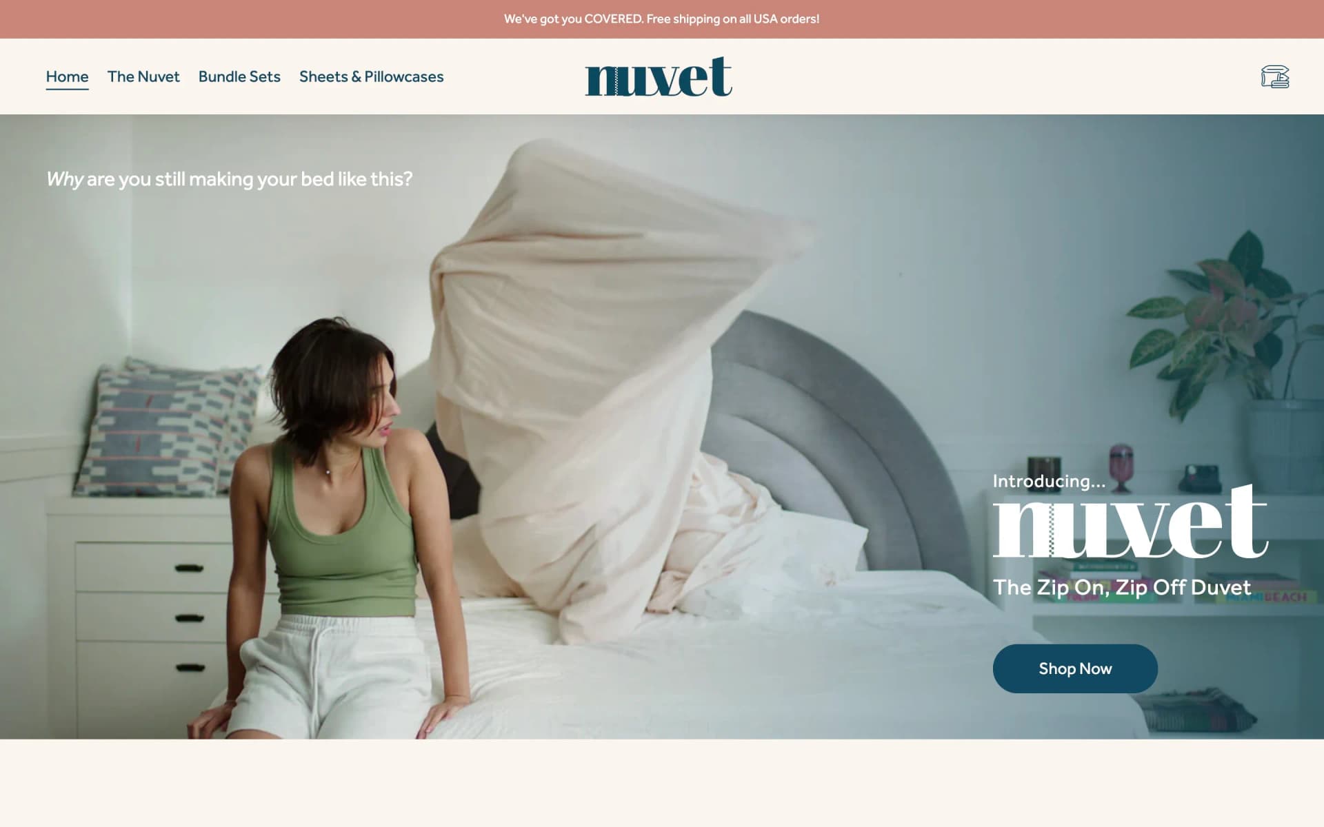 Website project completed for Nuvet.