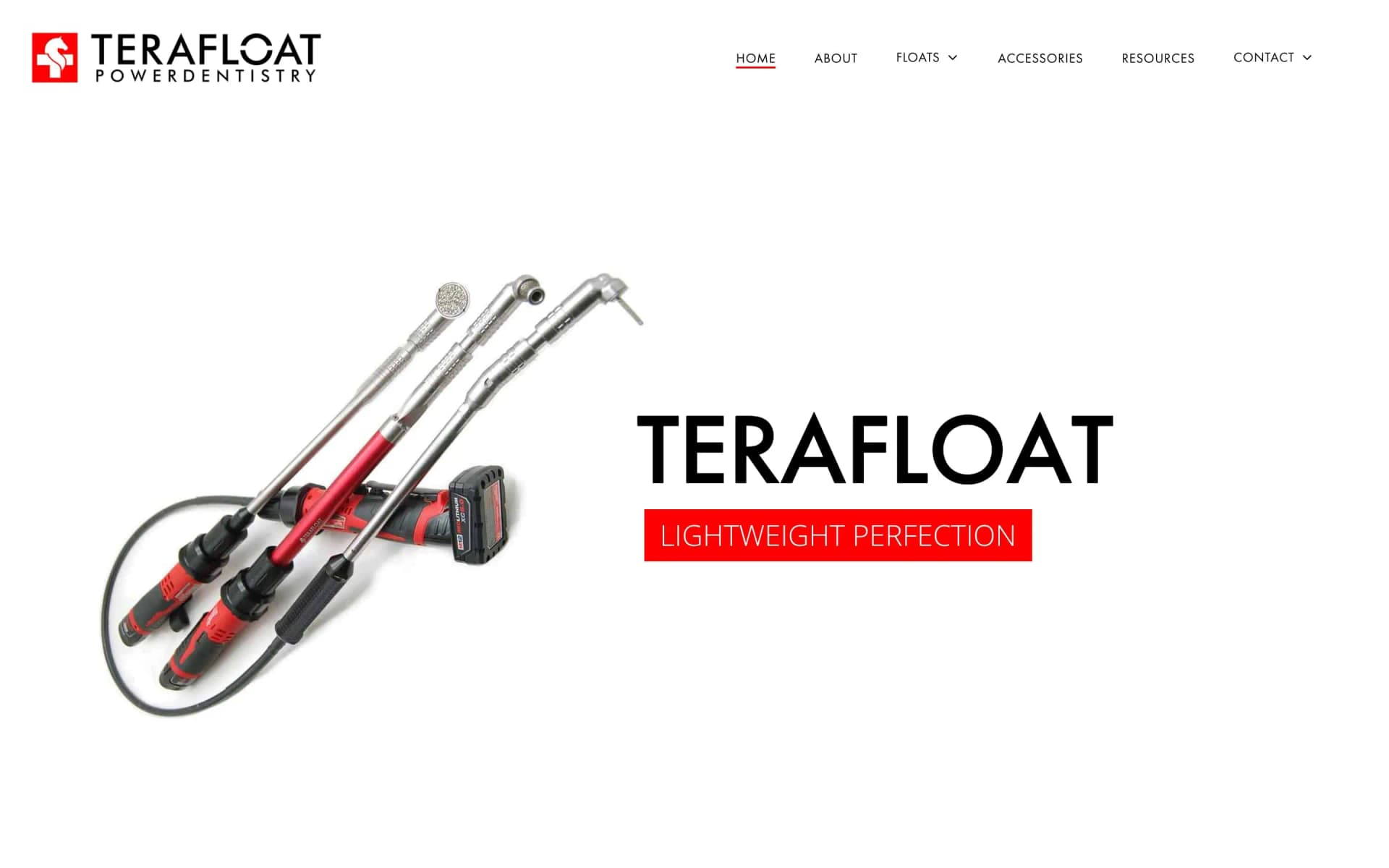 Website project completed for Terafloat.